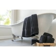thumbnail image 2 of Lintex Linens Deluxe 6-piece Cotton Terry Bath Towel Set Black, 2 of 3
