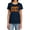 Navy, variant on Johnny Bravo Jb Logo Women's T Shirt, Red, Large
