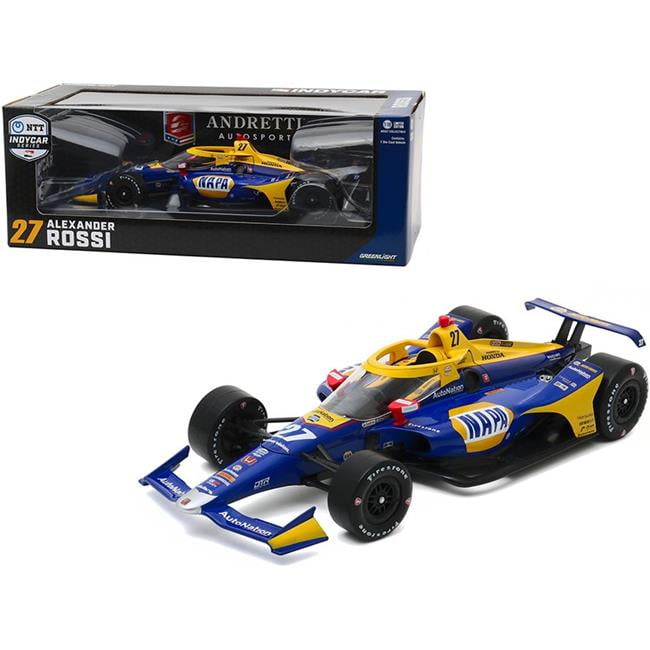 Greenlight 11080 Dallara Indycar No 27 Alexander Rossi Napa Auto Parts Andretti Autosport Ntt Indycar Series 2020 1 18 Diecast Model Car Walmart Com Walmart Com