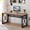 Vintage Oak, variant on BON AUGURE Black Computer Desk, Modern Gaming Desk,  Wood Office Desks, Sturdy Writing Desks for Home Office, Living Room, Study Workstation, Bedroom (Black, 54 Inch)