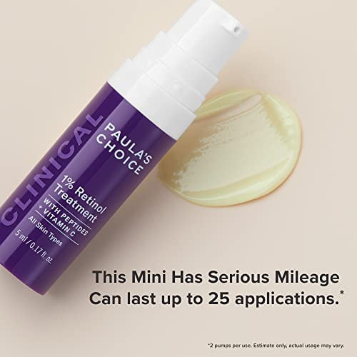At give tilladelse røgelse innovation Paula's Choice CLINICAL 1% Retinol Treatment Cream with Peptides, Vitamin C  & Licorice Extract, Anti-Aging & Wrinkles, Travel Size. PACKAGING MAY VARY.  - Walmart.com
