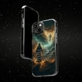 thumbnail image 6 of DistinctInk Hybrid (Acrylic / TPU) Clear Slim Fit Case for Apple iPhone 13 (6.1" Screen) - Psalm 23:4 - Finding Comfort in the Darkest Valley, 6 of 8