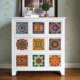 thumbnail image 5 of 120 Piezas Autoadhesivo Mosaico Ladrillo Azulejo Etiqueta 3D Cocina Baño Pegatinas de Pared -10X10cm, 5 of 5