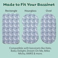 thumbnail image 5 of The Peanutshell Soft Cloud 4-Pack Fitted Bassinet Sheets, 5 of 8