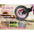 thumbnail image 6 of Meoldis 50cc Kids Dirt Bike, 2-Stroke Gas Powered Dirt Bike for Kids, Pink Off-Road Motorcycle with Front & Rear Disc Brakes, Max 25MPH, Ideal Gift for Boys & Girls, 6 of 9
