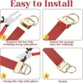 thumbnail image 5 of Key Fob Hardware. 50pcs 1 Inch Lanyard Keychain Hardware With Key Fob Pliers Tool For Keychain, 5 of 5