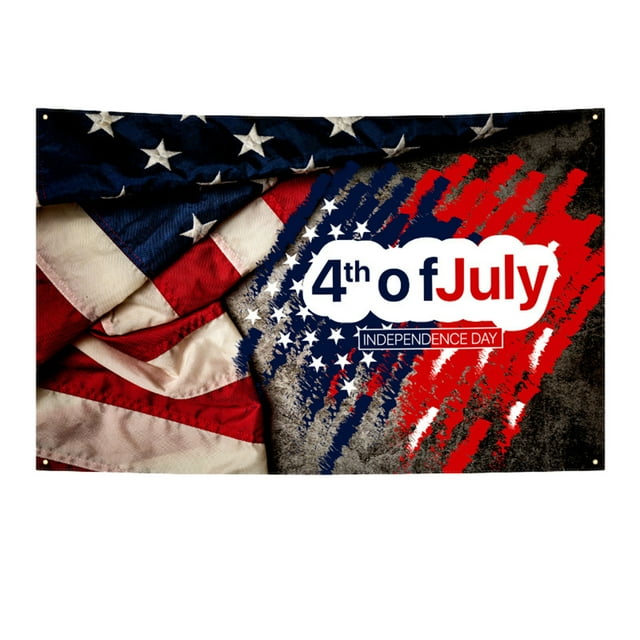 EGNMCR Room Decor,, Independence Day Decorations Congratulations Independence Day Banner Holiday Party Decorations Hanging Flags Patriotic Decorations Photo Backdrops Independence Day Decorations