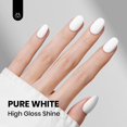 thumbnail image 4 of Esmalte en gel con forma de escarabajos blanco y negro, 15 ml, sin hematoma, 2 unidades, 4 of 7
