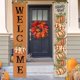 thumbnail image 1 of Banner de porche de otoño "Hola Otoño", decoración colgante para exteriores, cartel de Acción de Gracias, cosecha de otoño, para patio, 70,87 x 11,81 pulgadas, 1 of 5