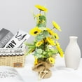 thumbnail image 6 of Sunflower bouquet with vase daisy arrangement home decoration wedding decoration, 6 of 7