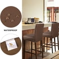 thumbnail image 4 of PiccoCasa Waterproof Bar Stool Covers for Counter Height Side Chair Covers, 4 of 9