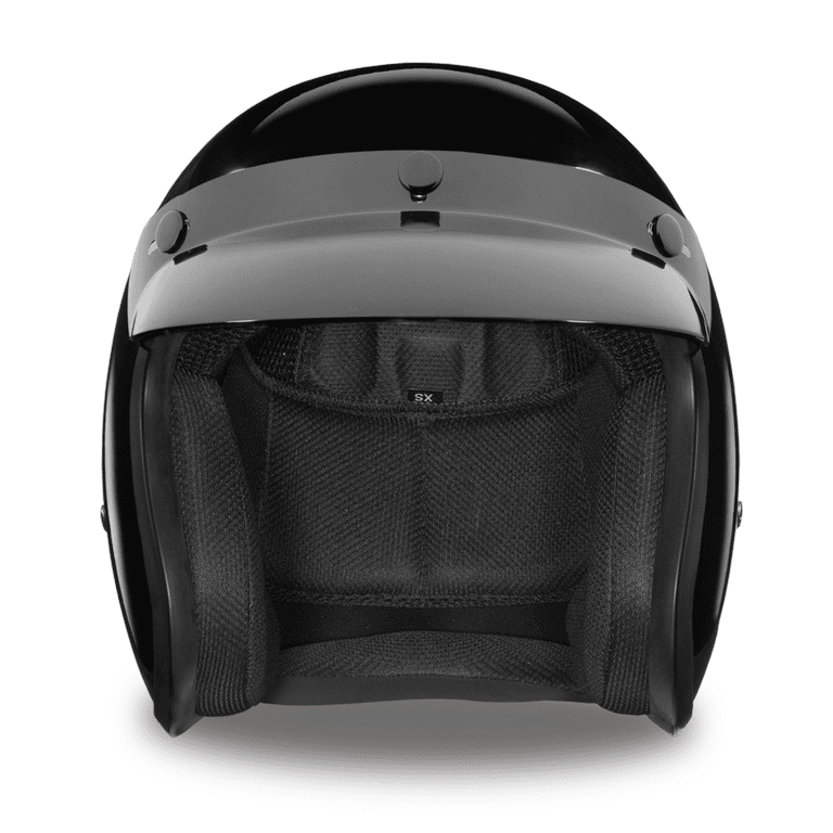 Daytona Helmets Cruiser D.O.T. Approved Open Face Three Quarter Shell Motorcycle  Helmet With Visor - Walmart.com