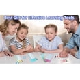 thumbnail image 5 of Large-sized flashcards with illustrations, an educational multiplication learning tool suitable for classroom and home use.,A-division, 5 of 5