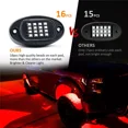 thumbnail image 3 of 8X Pod RGB LED Rock Lights Kit Underglow Lights Truck Bluetooth APP Control, 3 of 8