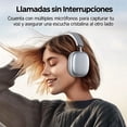 thumbnail image 3 of VEATOOL Audífonos Bluetooth Sobre Oreja,65H,Bajos 90%,4 Mic Cancelación Ruido,Baja Latencia,Plata, 3 of 7