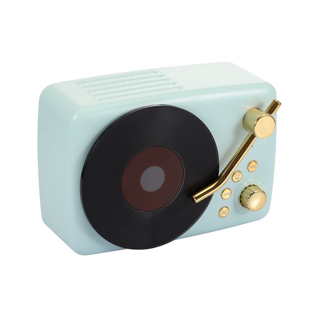 T12altavoz portátil de vinilo Vintage inalámbrico por Bluetooth multifunción para interior Likrtyny y exterior música vibrador para casa habitación fiesta