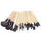 thumbnail image 4 of Kit de brochas de maquillaje, 32 Uds., multifuncionales, suaves, fáciles de limpiar, cosméticos, polvo suelto, brochas para sombra de ojos, 4 of 8