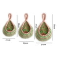 thumbnail image 3 of enjoywould 3Pcs Handmade Woven Fruit Net Bird's Nest Stylish Fine Workmanship Long Lasting Net Bag Spacious Storage Solution, 3 of 9