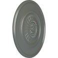 thumbnail image 3 of 29 3/4"OD x 1 1/2"P Wigan Ceiling Medallion Silver Finished, 3 of 7