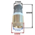 thumbnail image 2 of tooloflife Brass Foot Valve 1 Inch BSP Female Thread with Filter Gold, 2 of 5