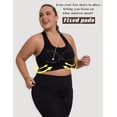 thumbnail image 4 of Plus Size Sports Bra for Women Racerback Wireless Padded Bra for Yoga, Hiking, Cycling, 4 of 6