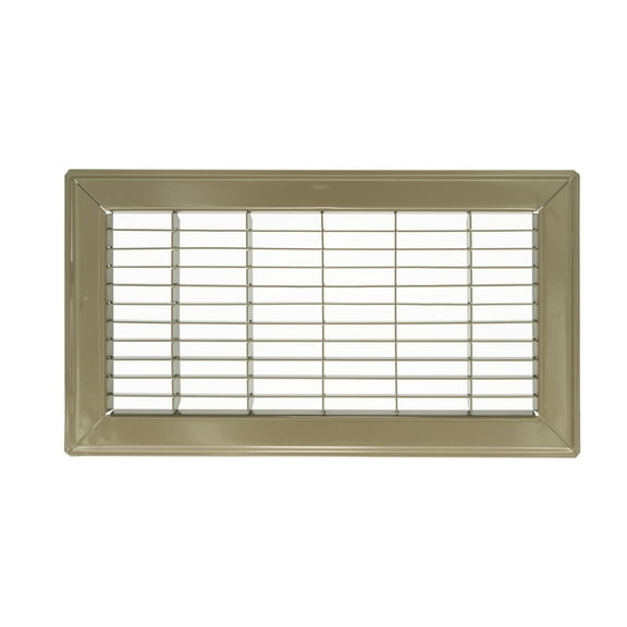12 in. Wide x 06 in. High Rectangular Floor Return Air Grille of Steel for Duct Opening 12 in. W x 06 in. H- Free 2-3 Business Day Delivery