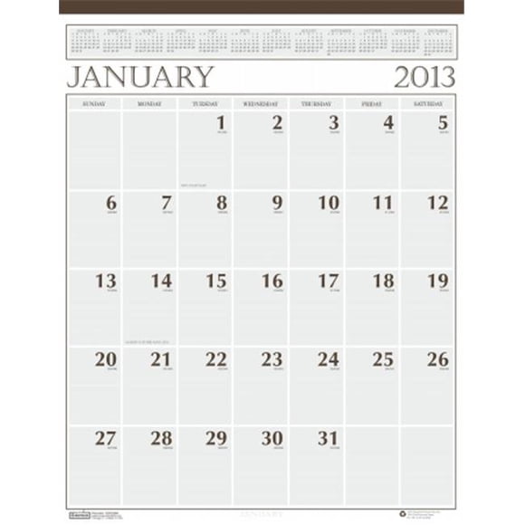 House of Doolittle Monthly Wall Calendar
