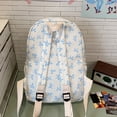 thumbnail image 4 of Bow Backpack For Women Aesthetic Nylon Rucksack Cute Kawaii Backpack Set With Bow Pattern, 4 of 6