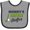 Heather and Black, variant on Inktastic Mommys Little Golfer with Golf Club and Ball Boys or Girls Baby Bib