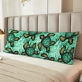 thumbnail image 2 of Balery Sea Turtle Funda Protectora para Almohada Corporal de Algodón Hipoalergénico con Cierre(55 x 21 pulgadas), Almohadas No Incluidas, 2 of 7