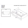 thumbnail image 6 of Under Bed Storage Drawers - Extra Long & Wide - Home Organization & Space Saving - Espresso Finish, 6 of 6