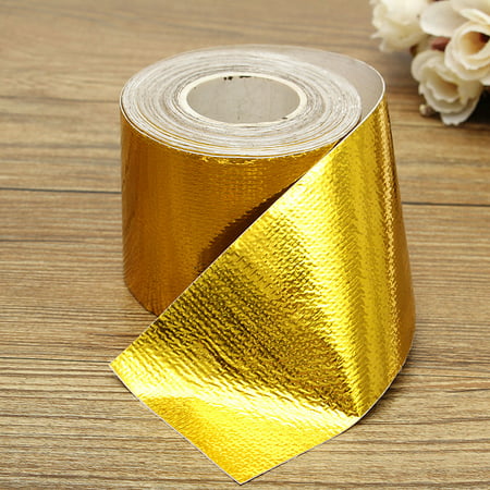 High-Temperature Heat Reflective Adhesive Backed Roll Self Adhesive Heat Shield Wrap Tape 354
