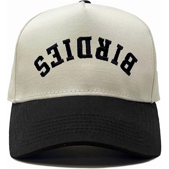 BRIDES Upside Down Hat, Funny Bachelorette Trucker Cap, Embroidered Bride Gift for Wedding Party, Retro Snapback Hat for Bridal Shower or Girls Trip