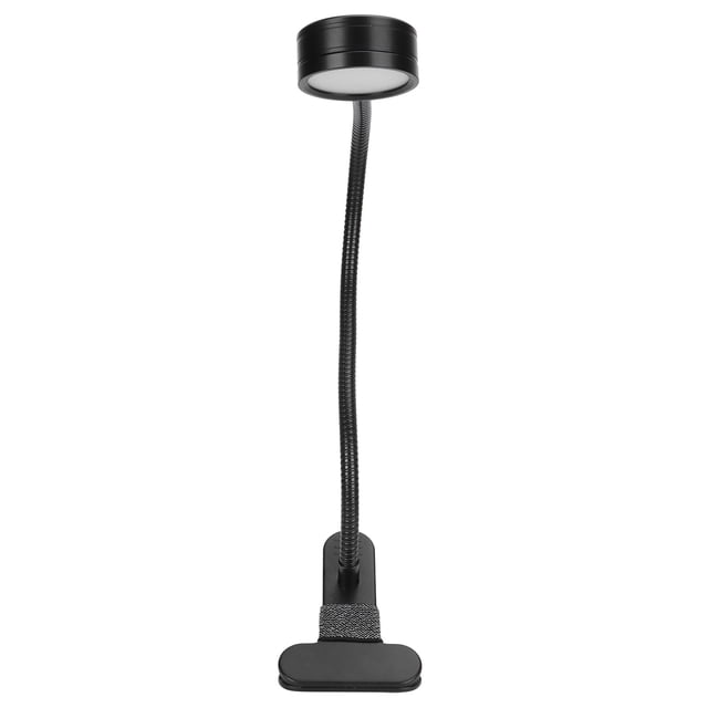 Luz de Lectura Jadeshay Lámpara de Escritorio USB Cuello de Cisne 360° Luz con Clip