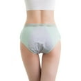 thumbnail image 5 of Baywell Teens Leakproof Underwear Girls Protective Panties Women Postpartum Briefs Green 132-165LBS, 5 of 7