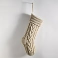 thumbnail image 3 of Dalrosia Christmas Stockings 18 Inches Large Size Cable Knitted Stocking Gift and Decorations for Holiday Family Xmas Party, 3 of 5
