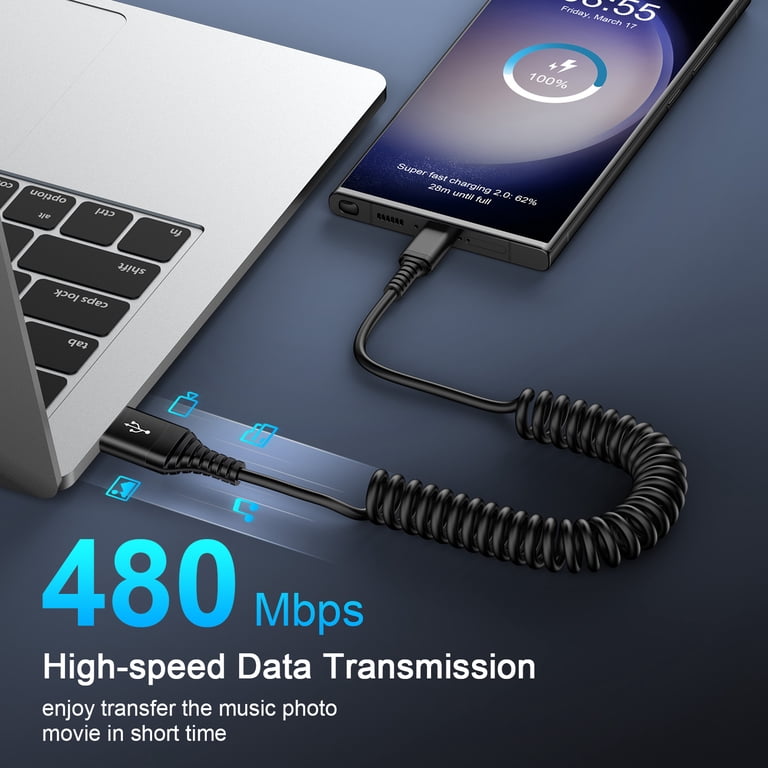 SuperCharge USB Type C Cable, USB C Super Charger Cable,Fast Charge