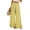 Yellow, variant on Mlqidk Pants for Women Flowy Plus Size High Waisted Pant Elastic Drawstring Wide Leg Palazzo Pants Summer Bohemian Polka Dot Trouser with Pockets Black L