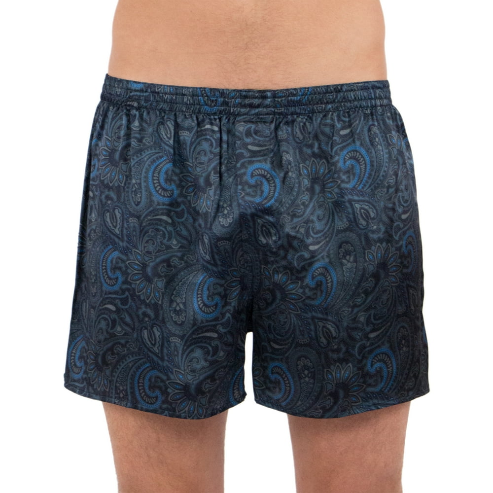 Intimo - Intimo Mens Executive Silk Boxer Short Underwear - Walmart.com ...