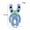 blue, variant on Bright blue & purple hues dogs can easily see, squeaky monster plush toy eases boredom and satisfies dogs’ chewing needs