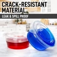 thumbnail image 2 of Simple Craft Jell-O Shot Cups with Lids Plastic Portion Cup Condiment Containers 3.25oz 50 Pack, 2 of 5
