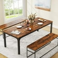 thumbnail image 4 of Tribesigns Dining Table for 6-8 Person, 78 inch Long Rectangular Kitchen Table (Only Table), 4 of 7