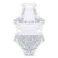 thumbnail image 4 of Alvivi Kids Girls Ballet Dance Gymnastics Leotard Sparkly Sequins Jumpsuit, 4 of 7