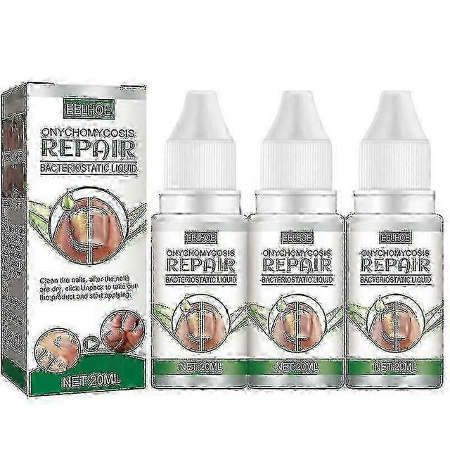 3pcs EELHOE Anti Fungal Treatment Fungus Effective Finger Toe Nail Repair Liquid Solution -