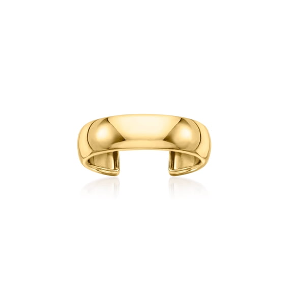 Ross-Simons 10kt Yellow Gold Polished Toe Ring, Women's, Adult