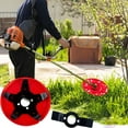 thumbnail image 2 of Zenithome Paddy Field Five Teeth Dry Land Two Teeth Amphibolic Purpose Lawns Beating Head Terrace Water Land Paddy Field Weeding Mower Accessories Weeding Tray Weeder fork Tool, 2 of 8