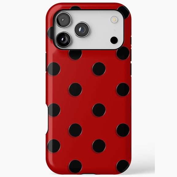 Little Ladybug Cute Insect Pattern iPhone Case 17 16 15 14 13 12 11 Pro Max