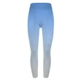 thumbnail image 4 of Jalioing Yoga Leggings for Women Stretchy High Waist Gradient Color Butt-Lifting Slim Seamless Gym Pants (Medium, Sky Blue), 4 of 5