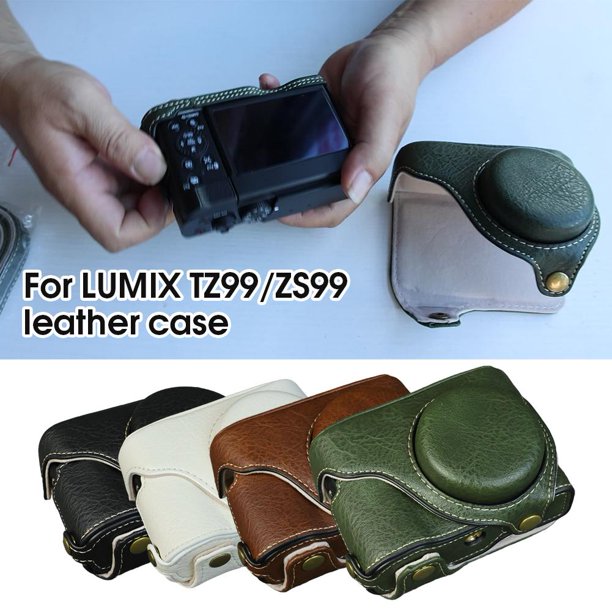 For Lumix Tz99/Zs99 Camera Leather Case Retro Base Protective Case