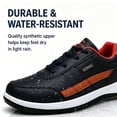 thumbnail image 5 of CHICVOMEY Comfort Sneakers for Men Lightweight Lace‑Up Walking Shoes Fashion Casual Sports Shoes Ideal for Walking & Outdoor Travel, 5 of 8
